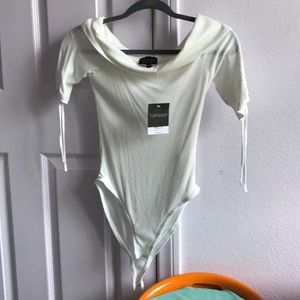 White top shop body suit
